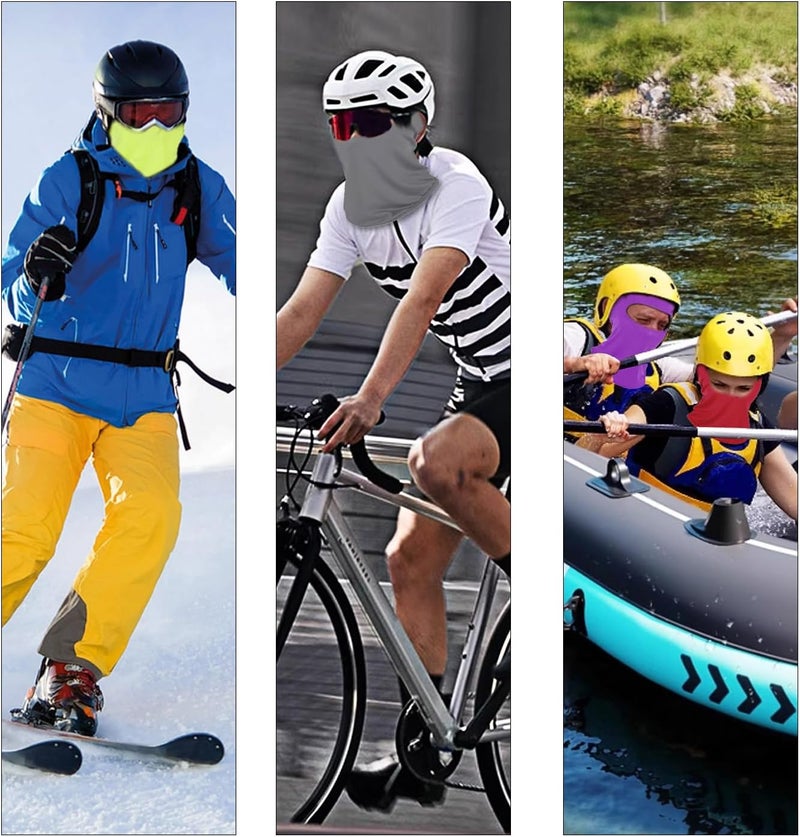 Xeoxarel 6 Pack Balaclava Ski Mask for Men/Women, Full Face Cover - Image 3